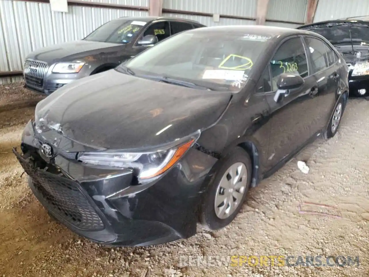 2 Photograph of a damaged car 5YFDPRAE1LP063484 TOYOTA COROLLA 2020