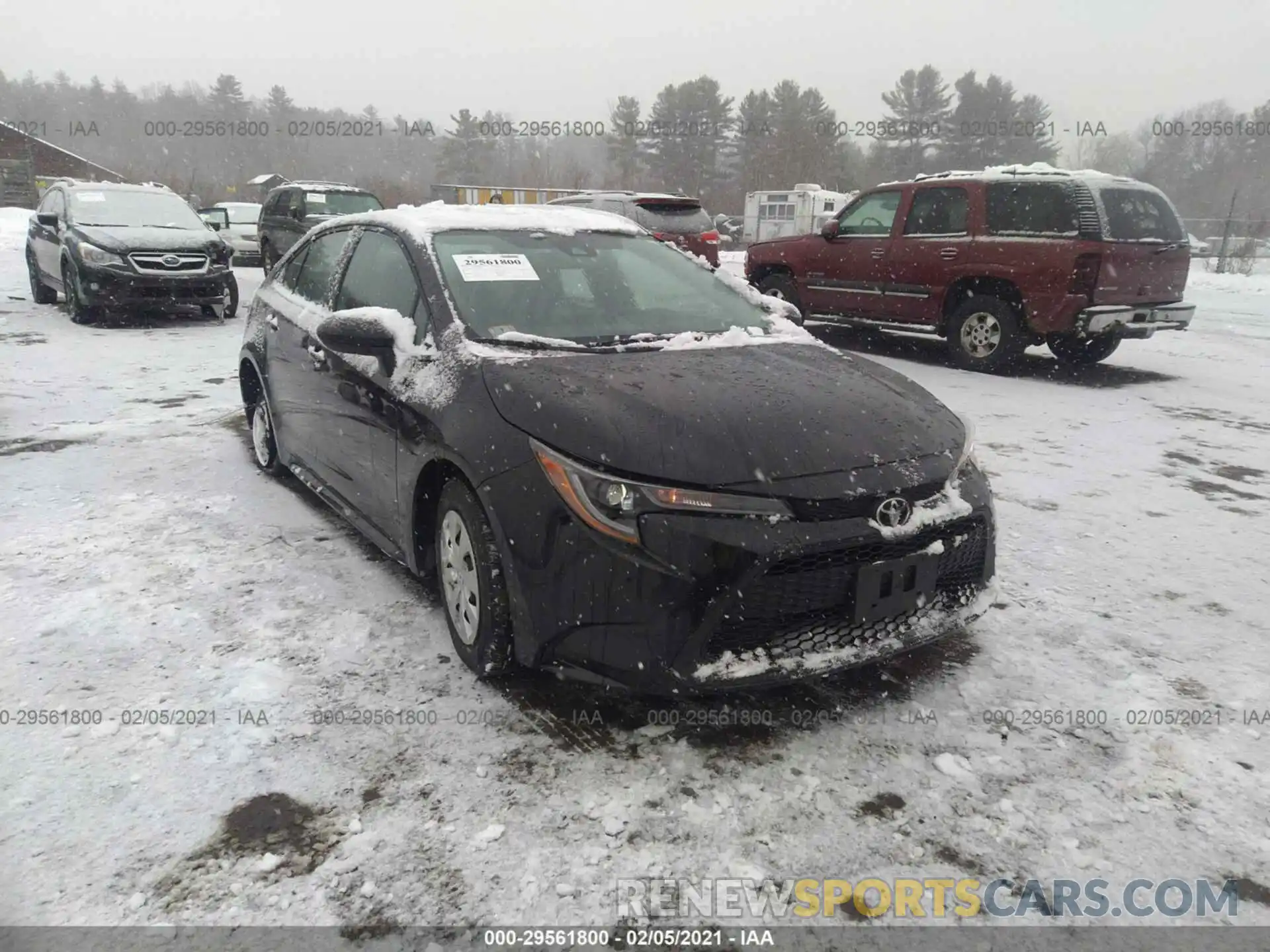 1 Photograph of a damaged car 5YFDPRAE1LP094976 TOYOTA COROLLA 2020