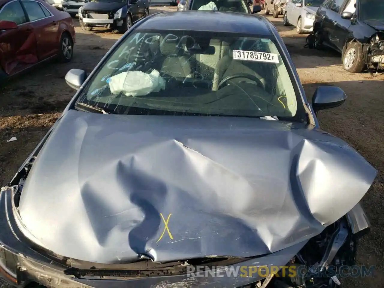 7 Photograph of a damaged car 5YFDPRAE1LP108410 TOYOTA COROLLA 2020