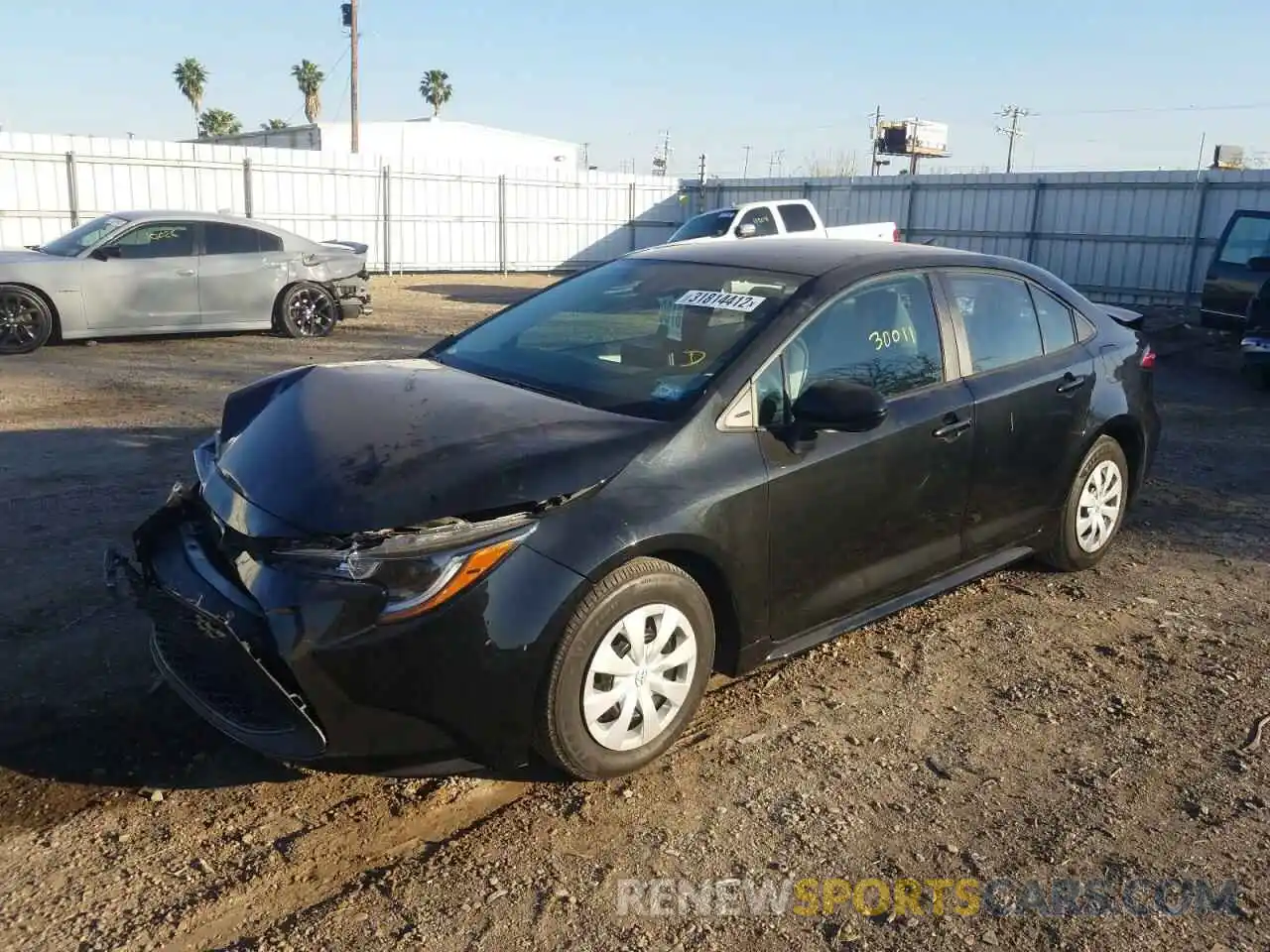 2 Photograph of a damaged car 5YFDPRAE1LP115650 TOYOTA COROLLA 2020