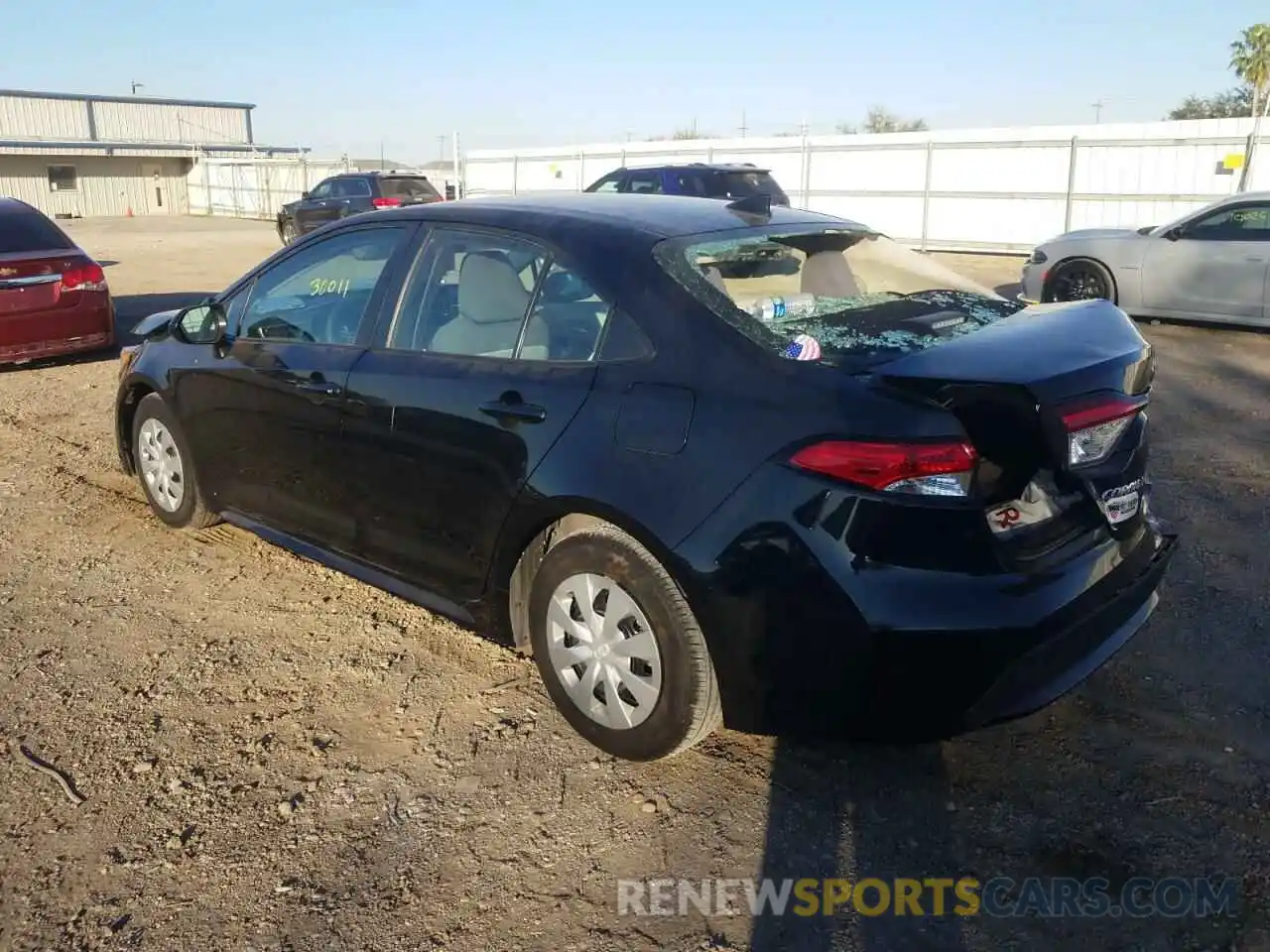 3 Photograph of a damaged car 5YFDPRAE1LP115650 TOYOTA COROLLA 2020