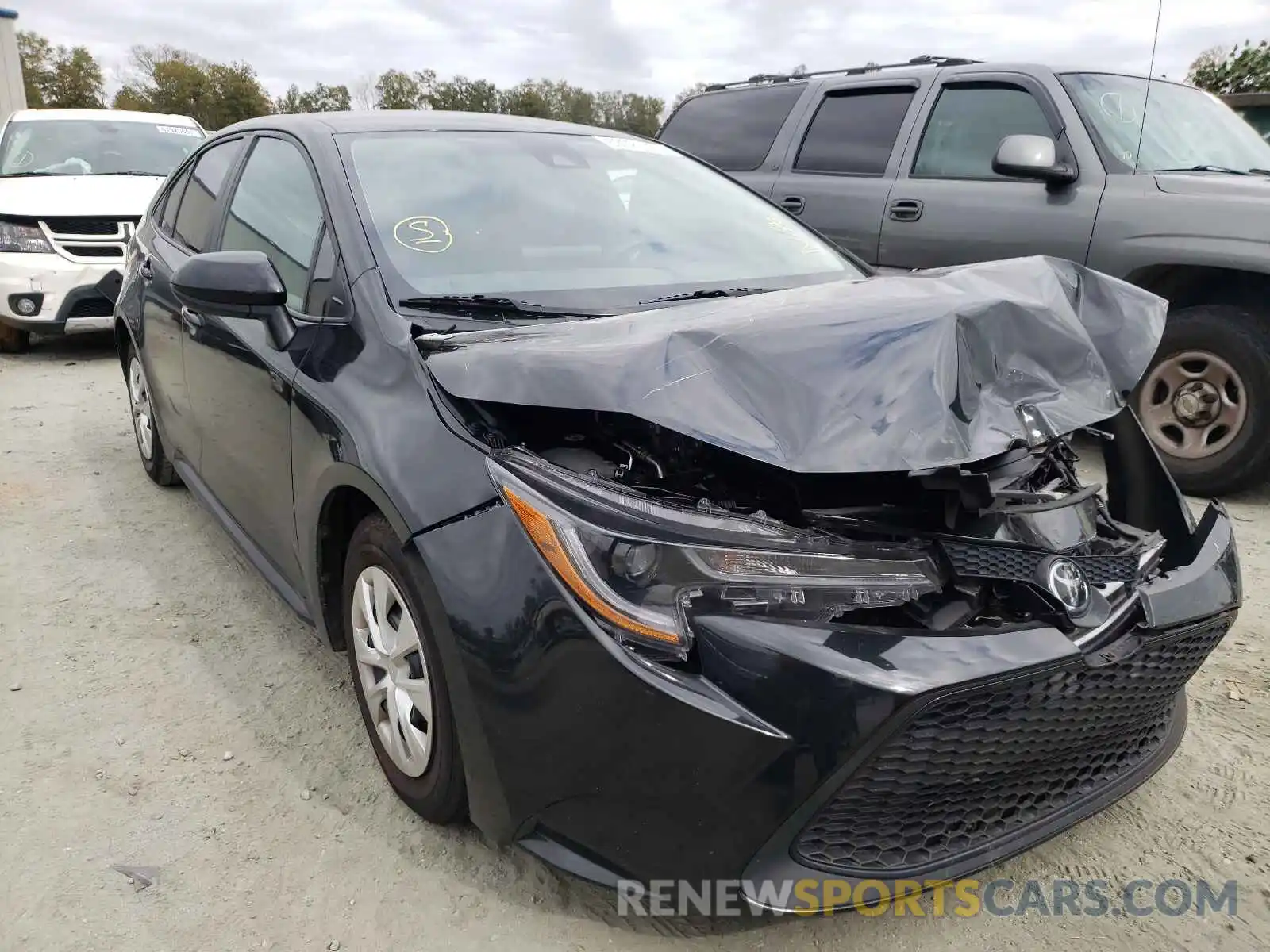 1 Photograph of a damaged car 5YFDPRAE1LP125935 TOYOTA COROLLA 2020