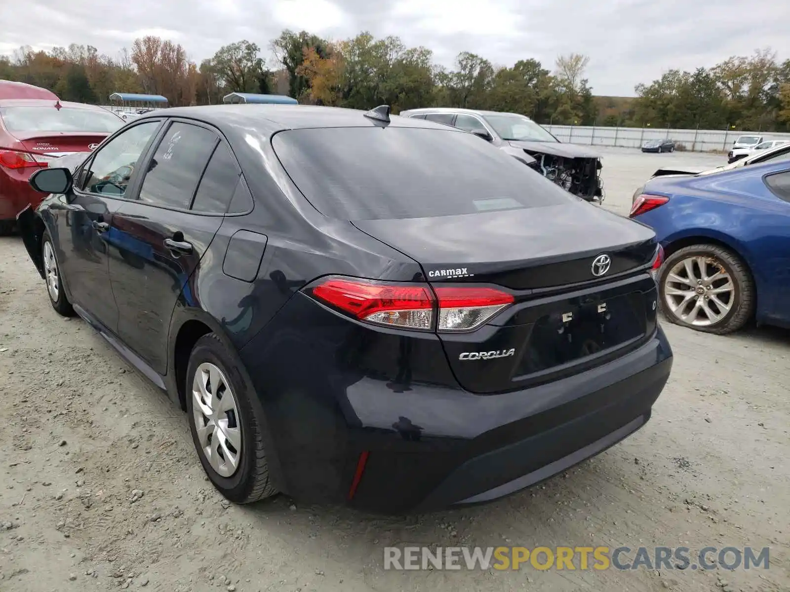 3 Photograph of a damaged car 5YFDPRAE1LP125935 TOYOTA COROLLA 2020