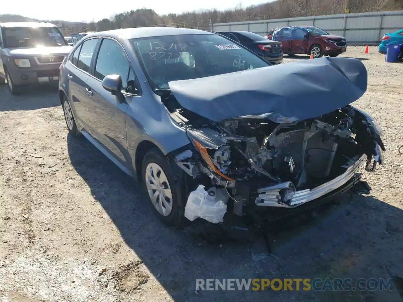 1 Photograph of a damaged car 5YFDPRAE1LP128737 TOYOTA COROLLA 2020