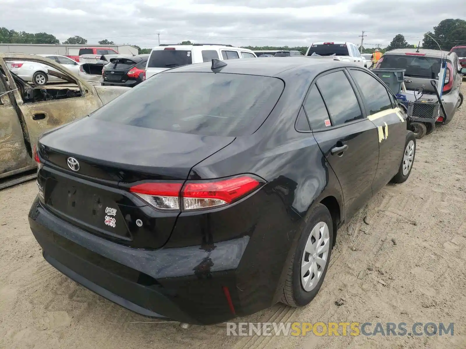 4 Photograph of a damaged car 5YFDPRAE1LP140046 TOYOTA COROLLA 2020