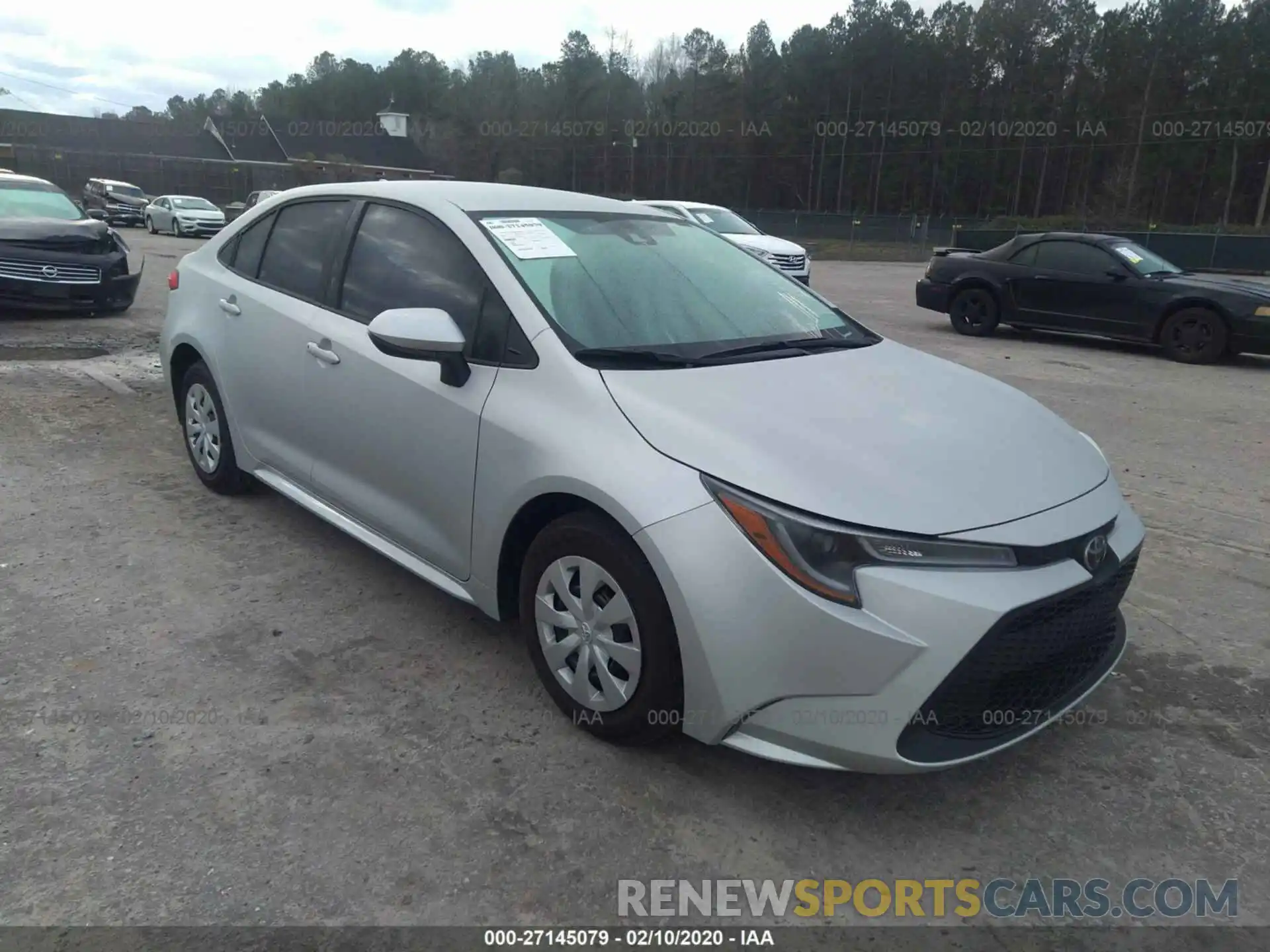 1 Photograph of a damaged car 5YFDPRAE2LP009322 TOYOTA COROLLA 2020