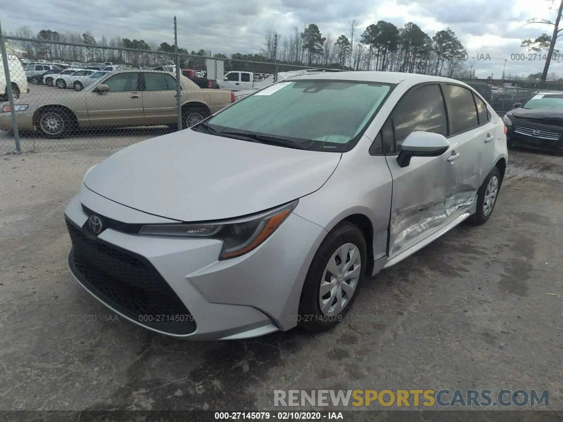 2 Photograph of a damaged car 5YFDPRAE2LP009322 TOYOTA COROLLA 2020