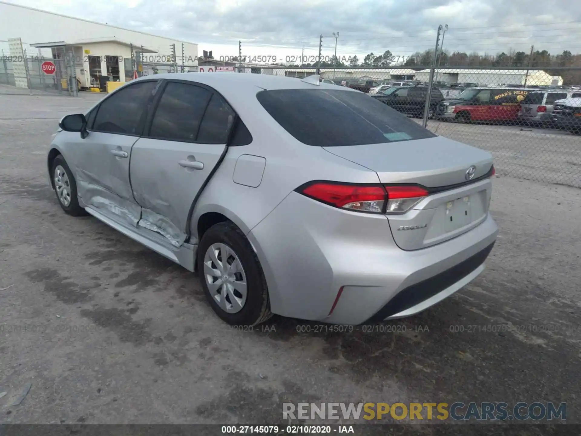 3 Photograph of a damaged car 5YFDPRAE2LP009322 TOYOTA COROLLA 2020