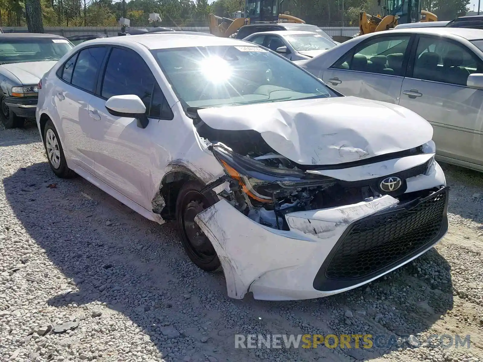 1 Photograph of a damaged car 5YFDPRAE2LP009787 TOYOTA COROLLA 2020