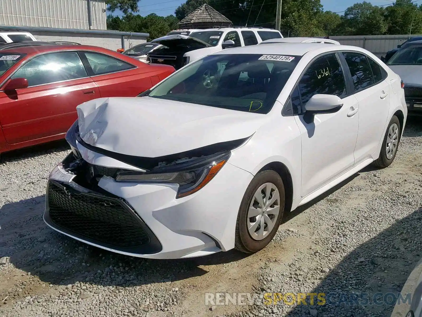 2 Photograph of a damaged car 5YFDPRAE2LP009787 TOYOTA COROLLA 2020