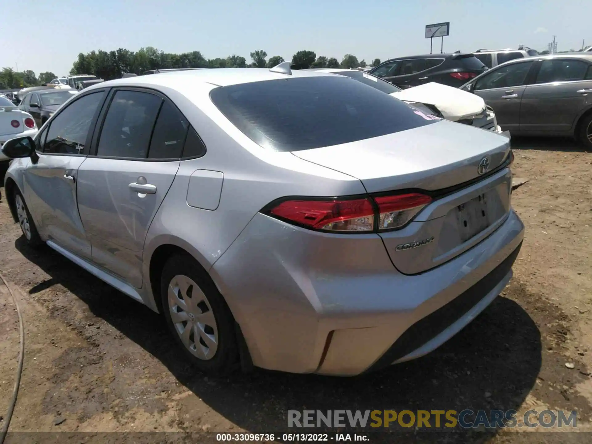 3 Photograph of a damaged car 5YFDPRAE2LP009997 TOYOTA COROLLA 2020