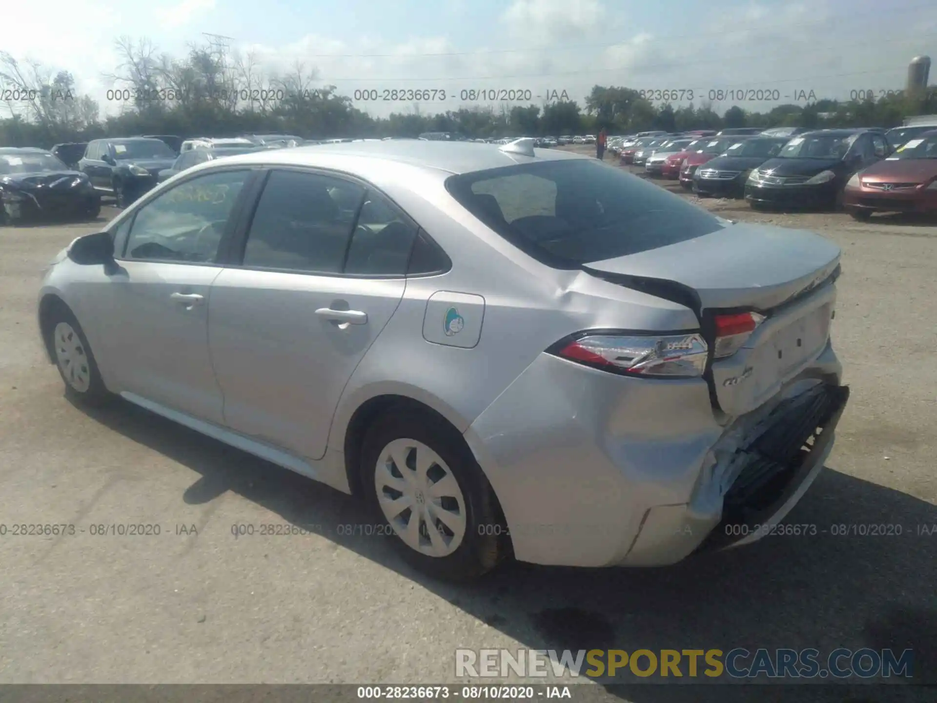 3 Photograph of a damaged car 5YFDPRAE2LP019199 TOYOTA COROLLA 2020