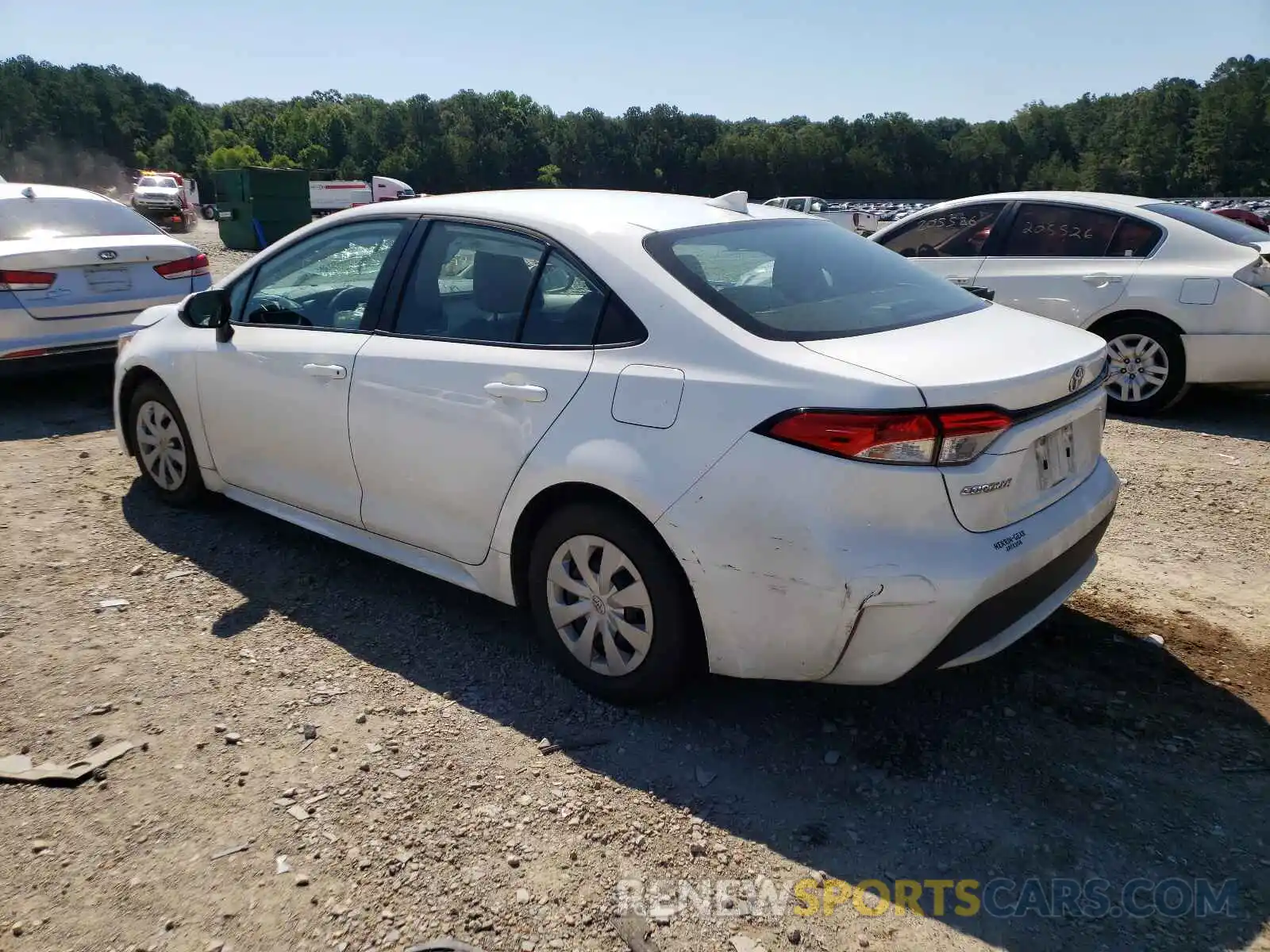 3 Photograph of a damaged car 5YFDPRAE2LP021776 TOYOTA COROLLA 2020