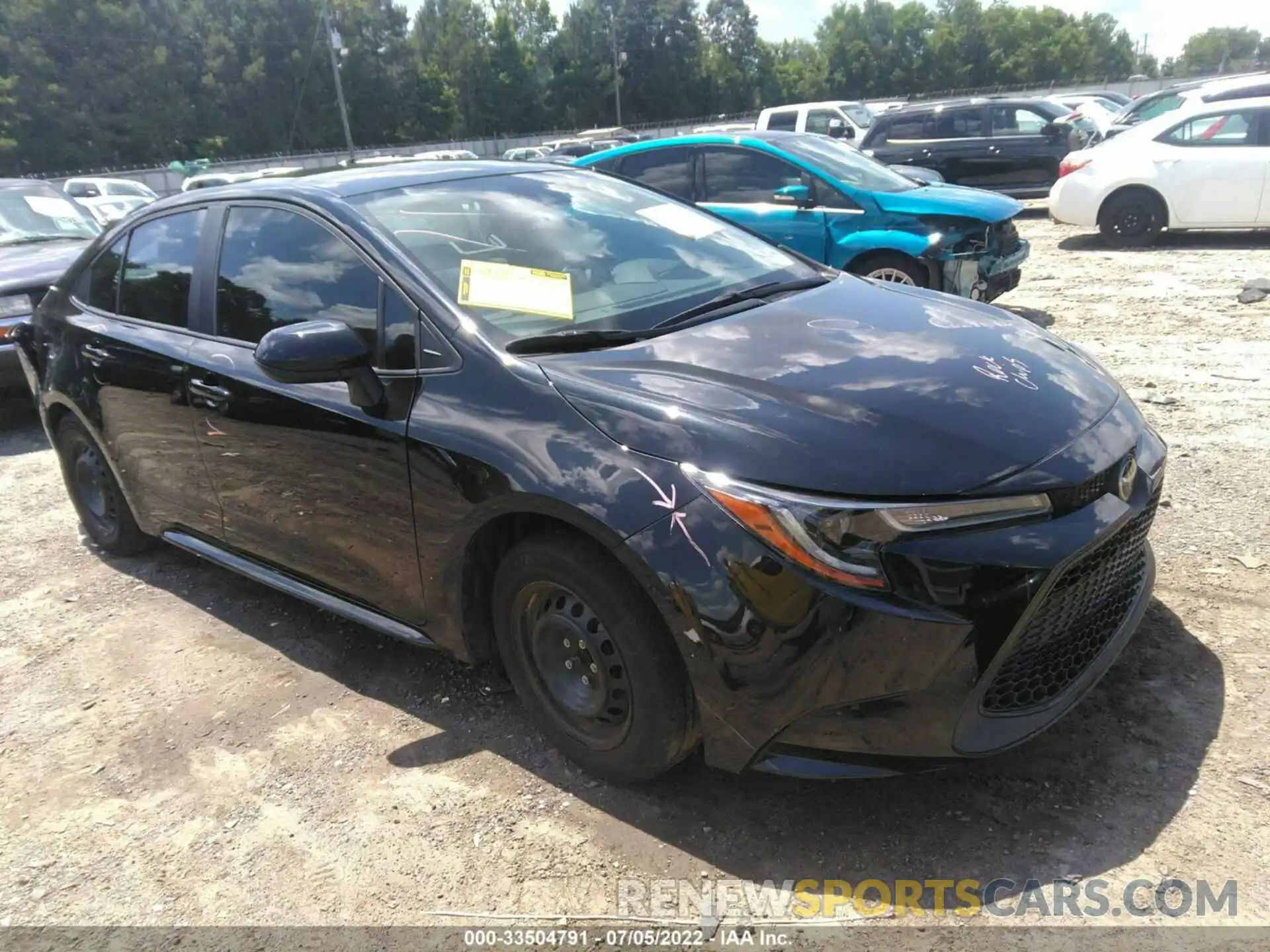 1 Photograph of a damaged car 5YFDPRAE2LP049187 TOYOTA COROLLA 2020