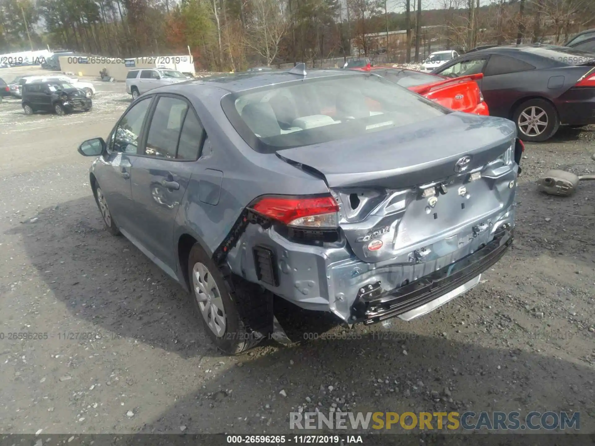 3 Photograph of a damaged car 5YFDPRAE2LP052171 TOYOTA COROLLA 2020