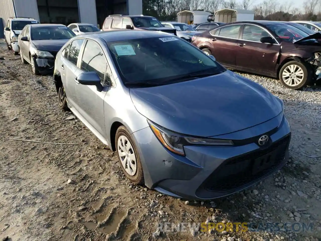 1 Photograph of a damaged car 5YFDPRAE2LP053403 TOYOTA COROLLA 2020