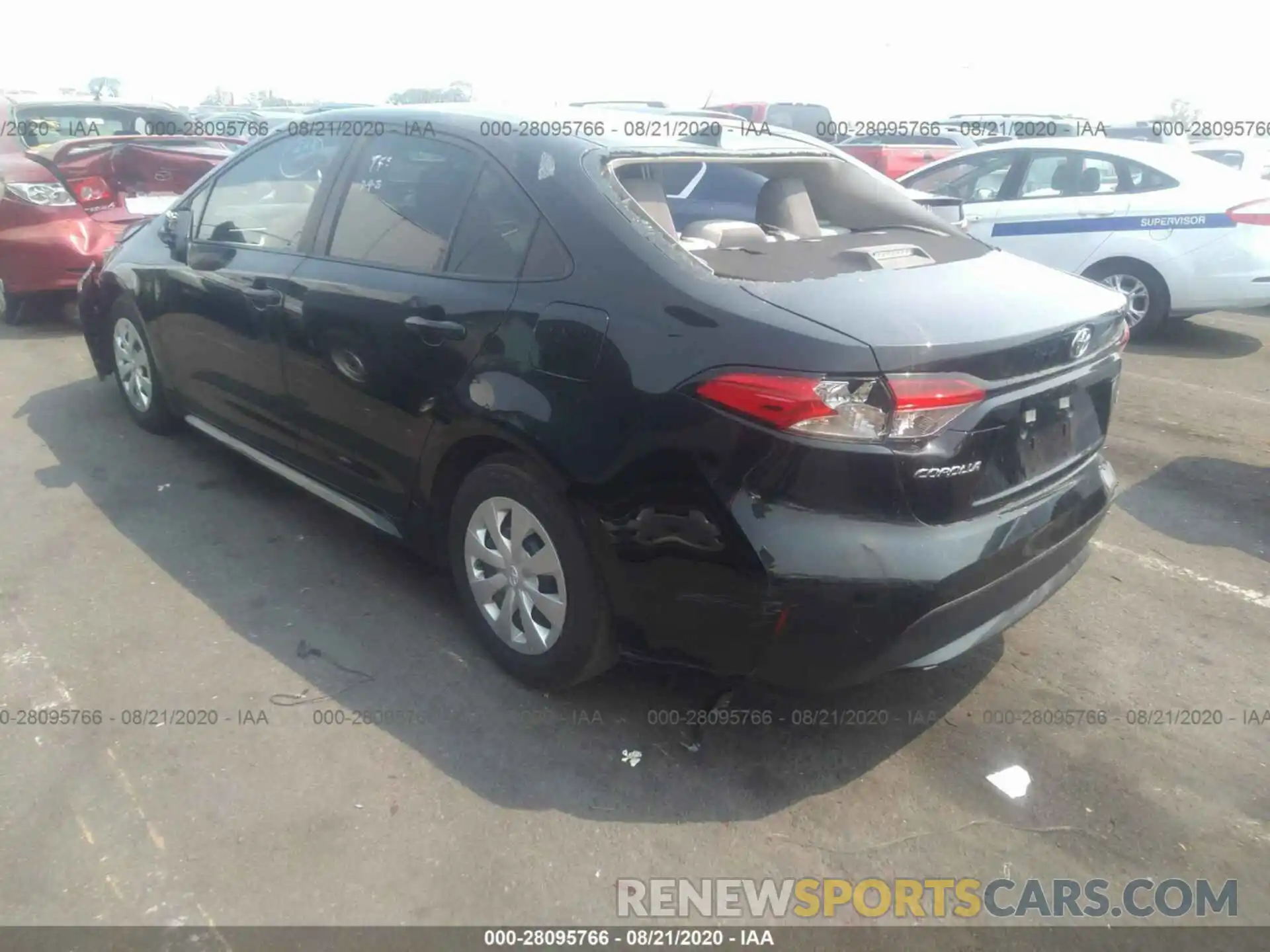 3 Photograph of a damaged car 5YFDPRAE2LP063574 TOYOTA COROLLA 2020