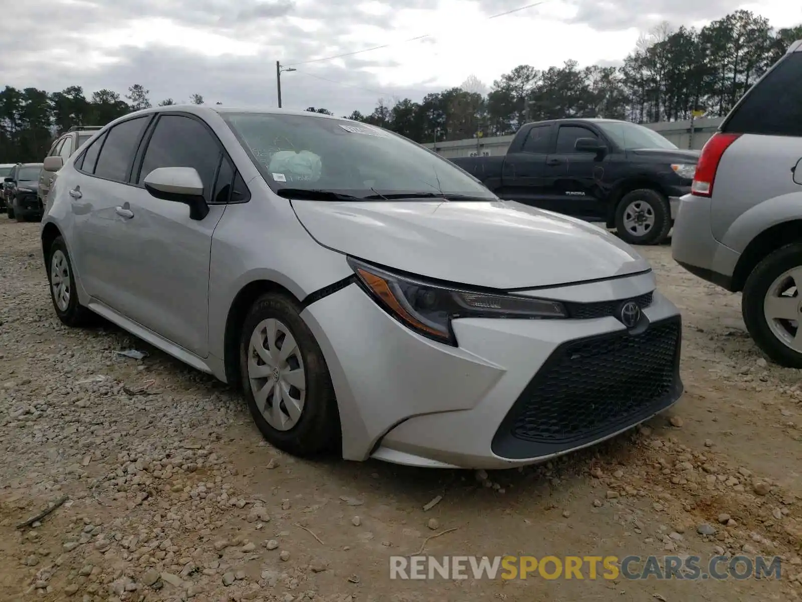 1 Photograph of a damaged car 5YFDPRAE2LP075093 TOYOTA COROLLA 2020