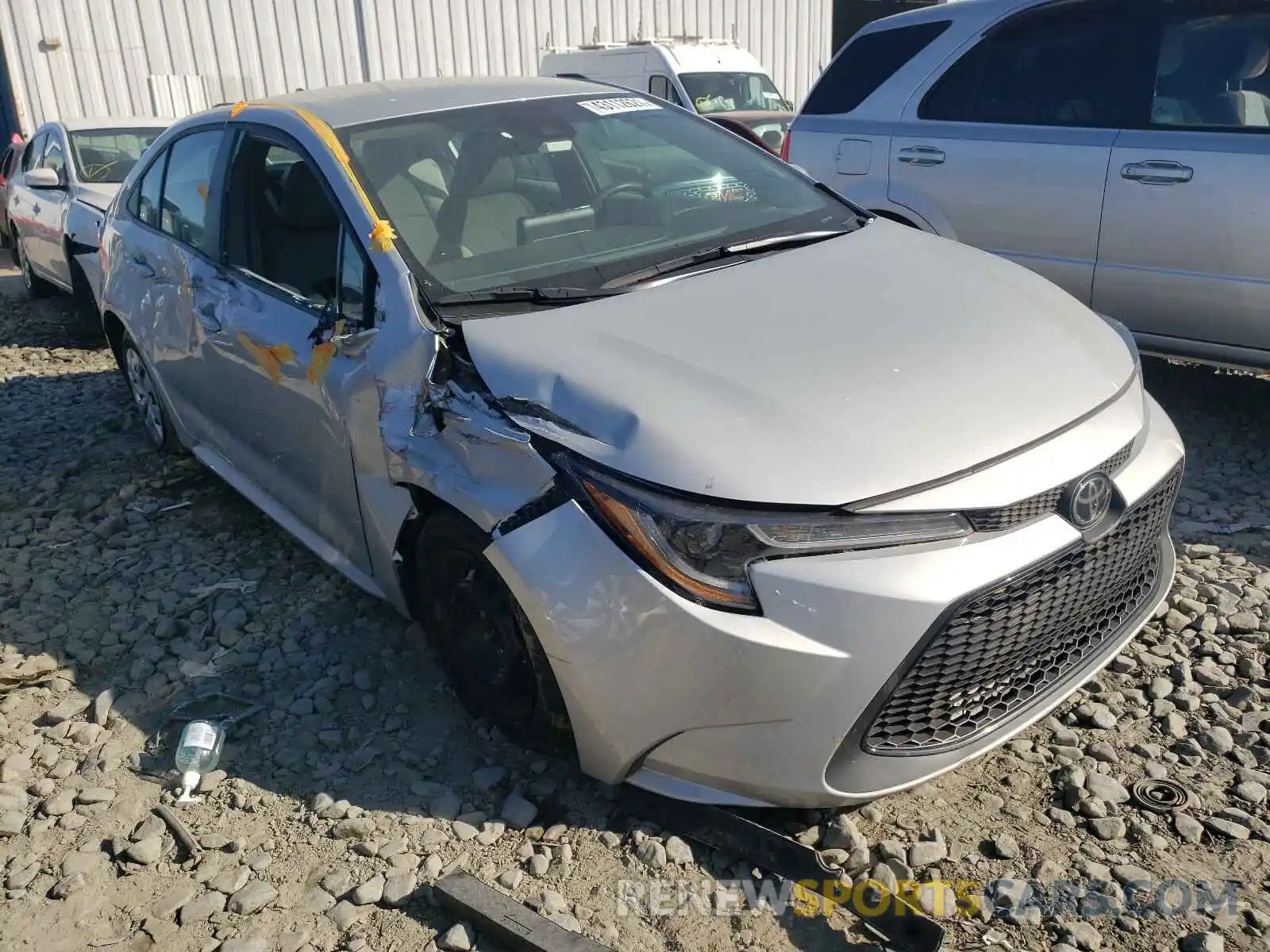 1 Photograph of a damaged car 5YFDPRAE2LP079824 TOYOTA COROLLA 2020