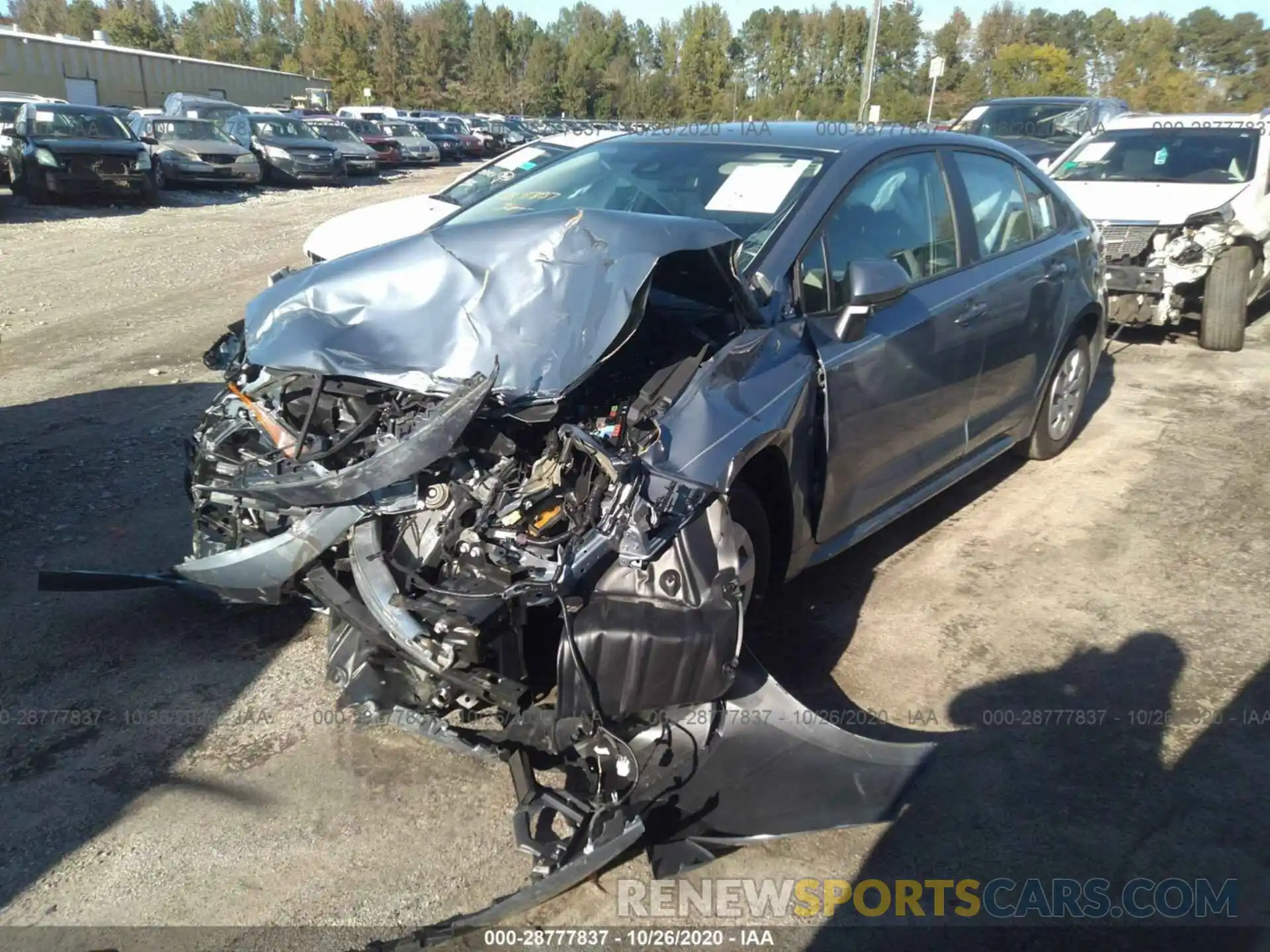 2 Photograph of a damaged car 5YFDPRAE2LP092945 TOYOTA COROLLA 2020