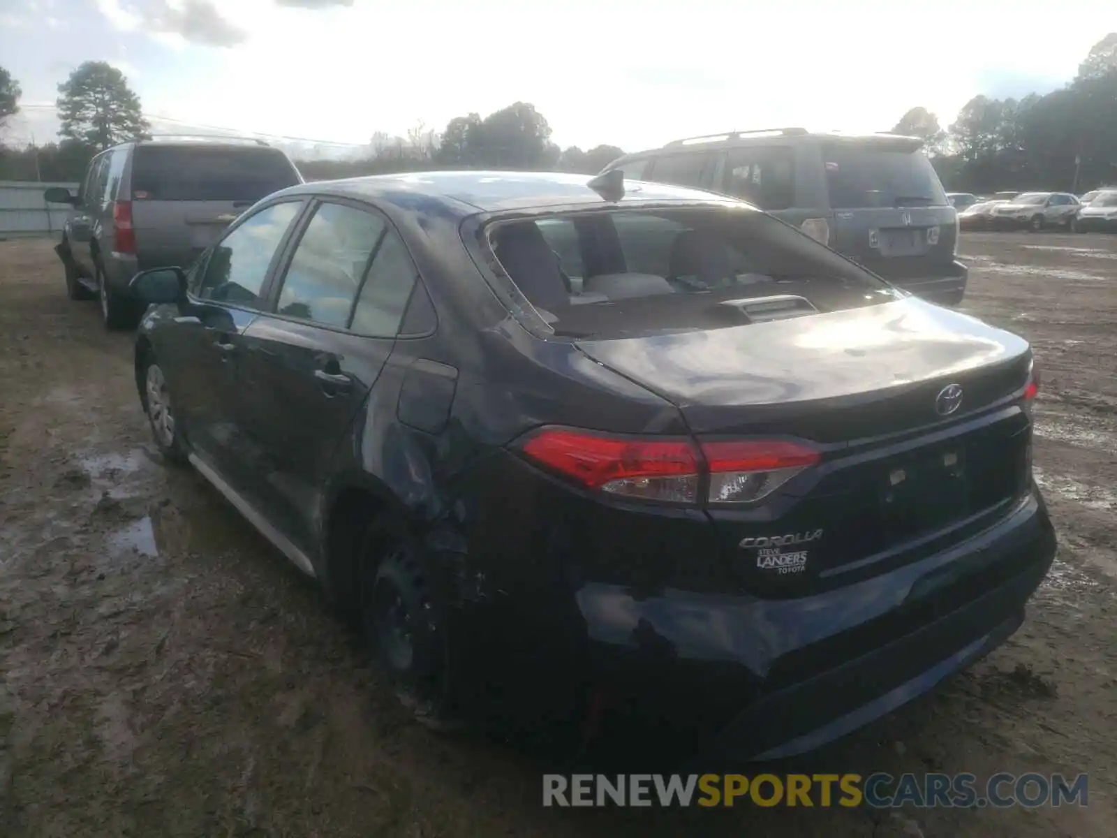 3 Photograph of a damaged car 5YFDPRAE2LP106018 TOYOTA COROLLA 2020