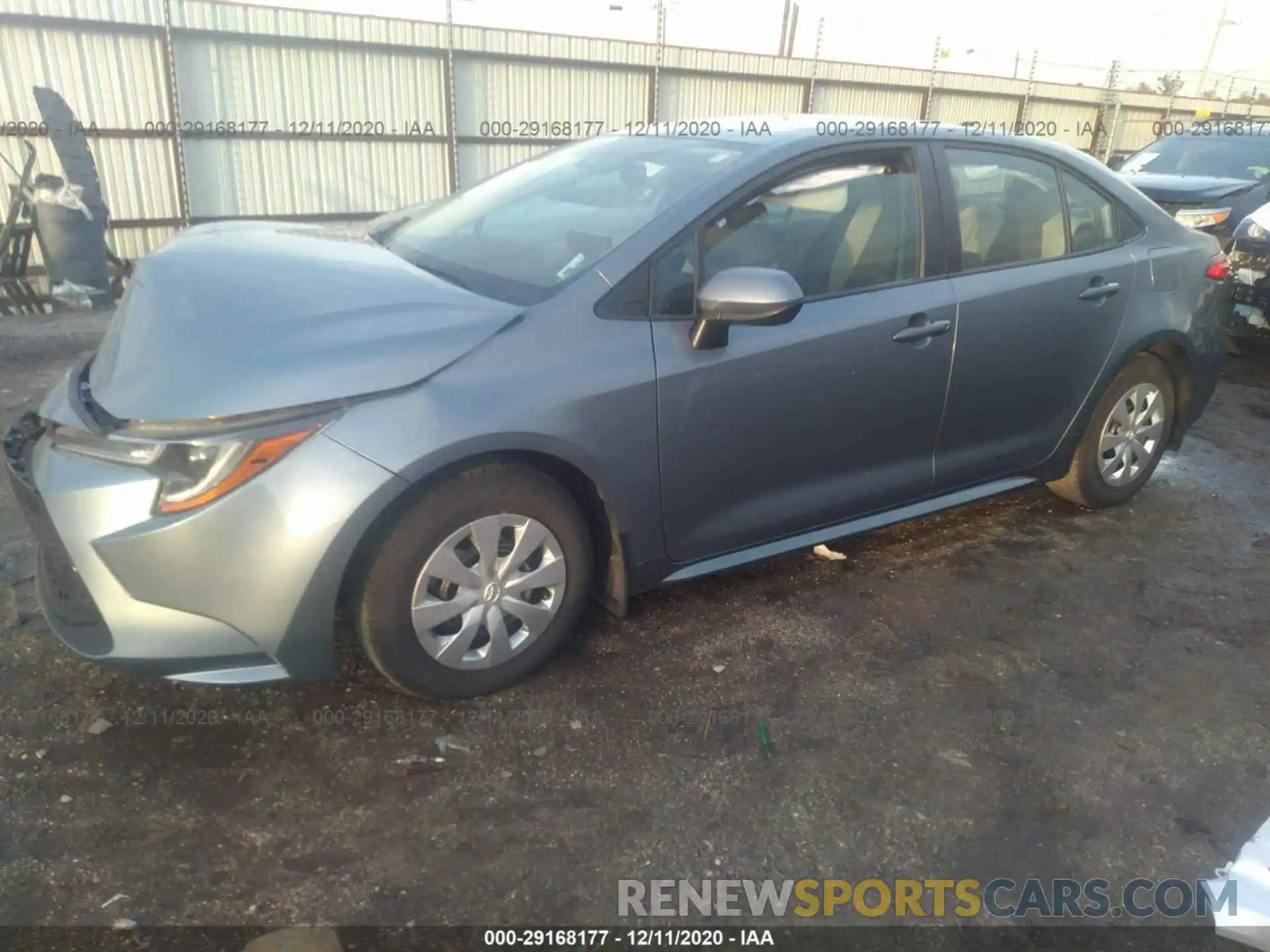 2 Photograph of a damaged car 5YFDPRAE3LP003741 TOYOTA COROLLA 2020