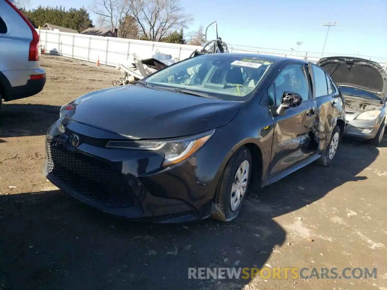 2 Photograph of a damaged car 5YFDPRAE3LP005912 TOYOTA COROLLA 2020