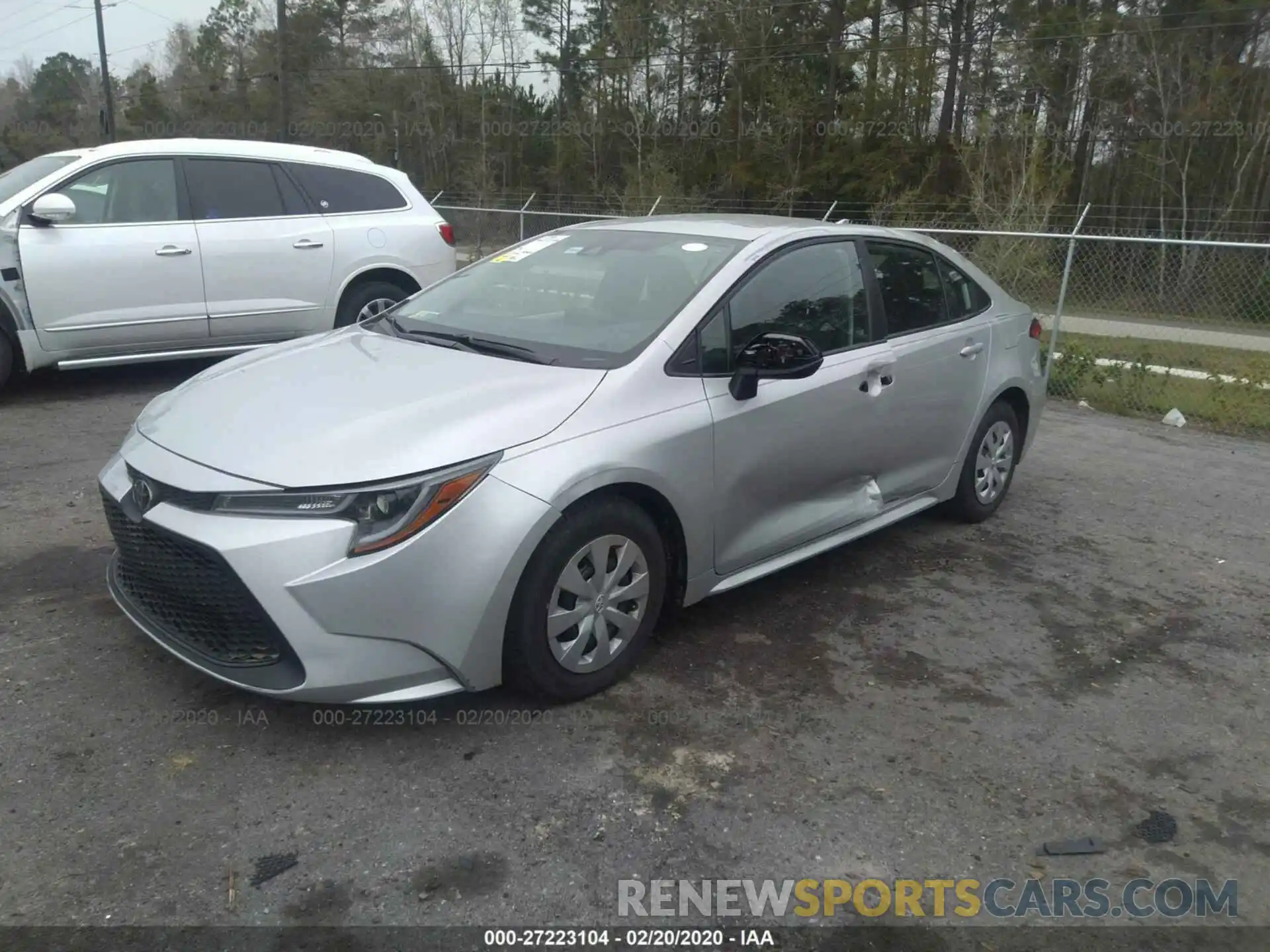 2 Photograph of a damaged car 5YFDPRAE3LP013119 TOYOTA COROLLA 2020