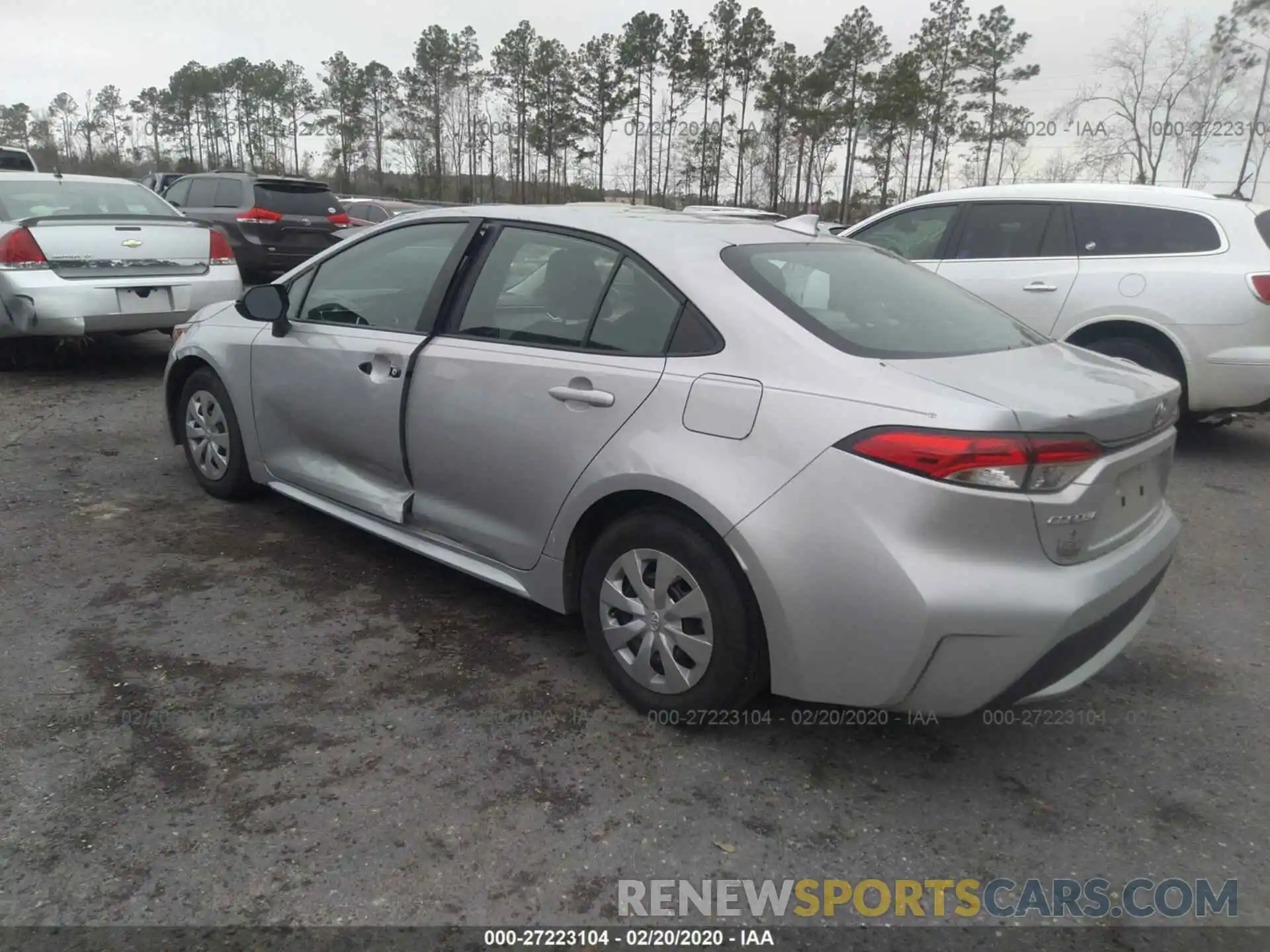 3 Photograph of a damaged car 5YFDPRAE3LP013119 TOYOTA COROLLA 2020