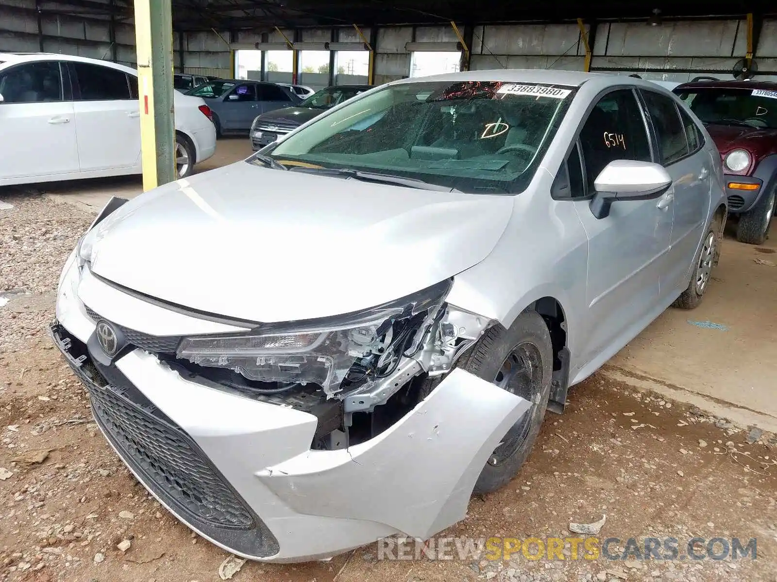 2 Фотография поврежденного автомобиля 5YFDPRAE3LP017431 TOYOTA COROLLA 2020