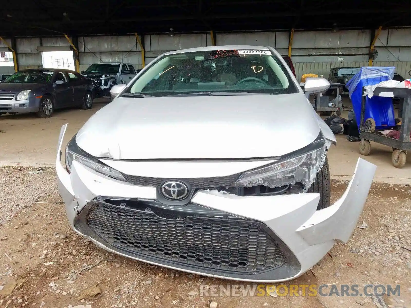 9 Photograph of a damaged car 5YFDPRAE3LP017431 TOYOTA COROLLA 2020