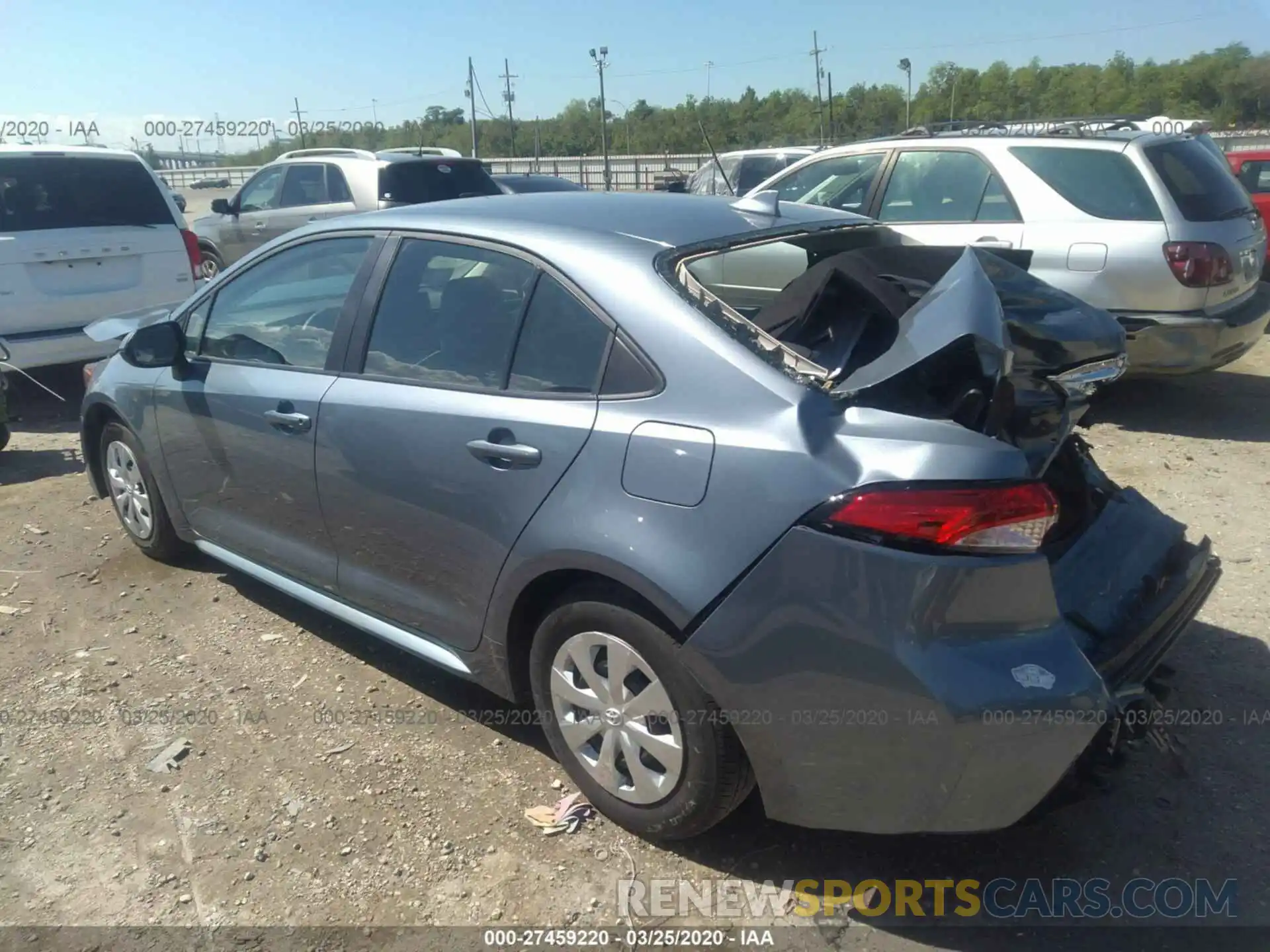 3 Photograph of a damaged car 5YFDPRAE3LP029773 TOYOTA COROLLA 2020