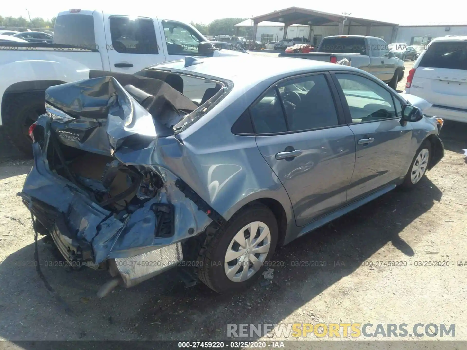 4 Photograph of a damaged car 5YFDPRAE3LP029773 TOYOTA COROLLA 2020