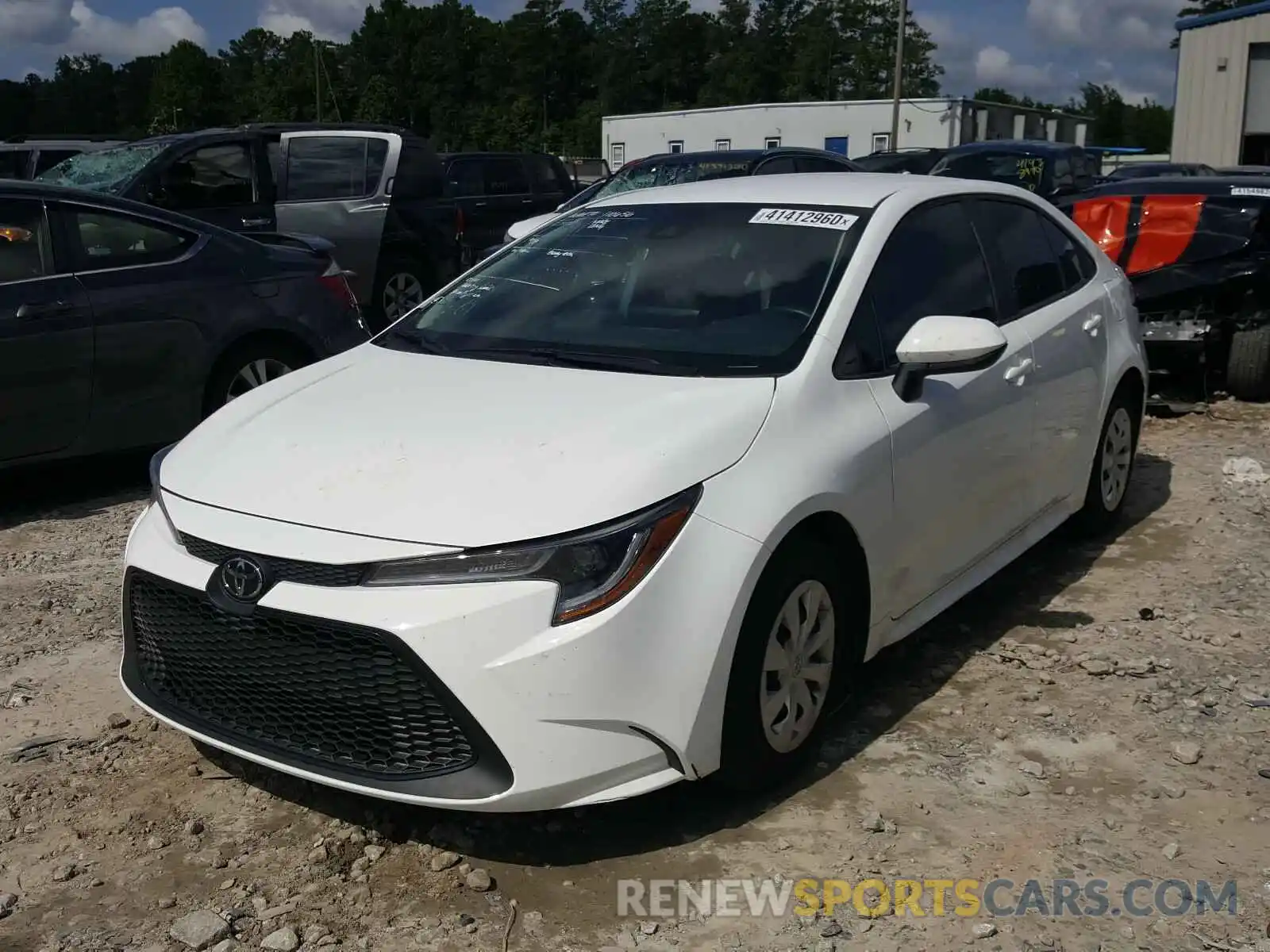 2 Photograph of a damaged car 5YFDPRAE3LP045746 TOYOTA COROLLA 2020