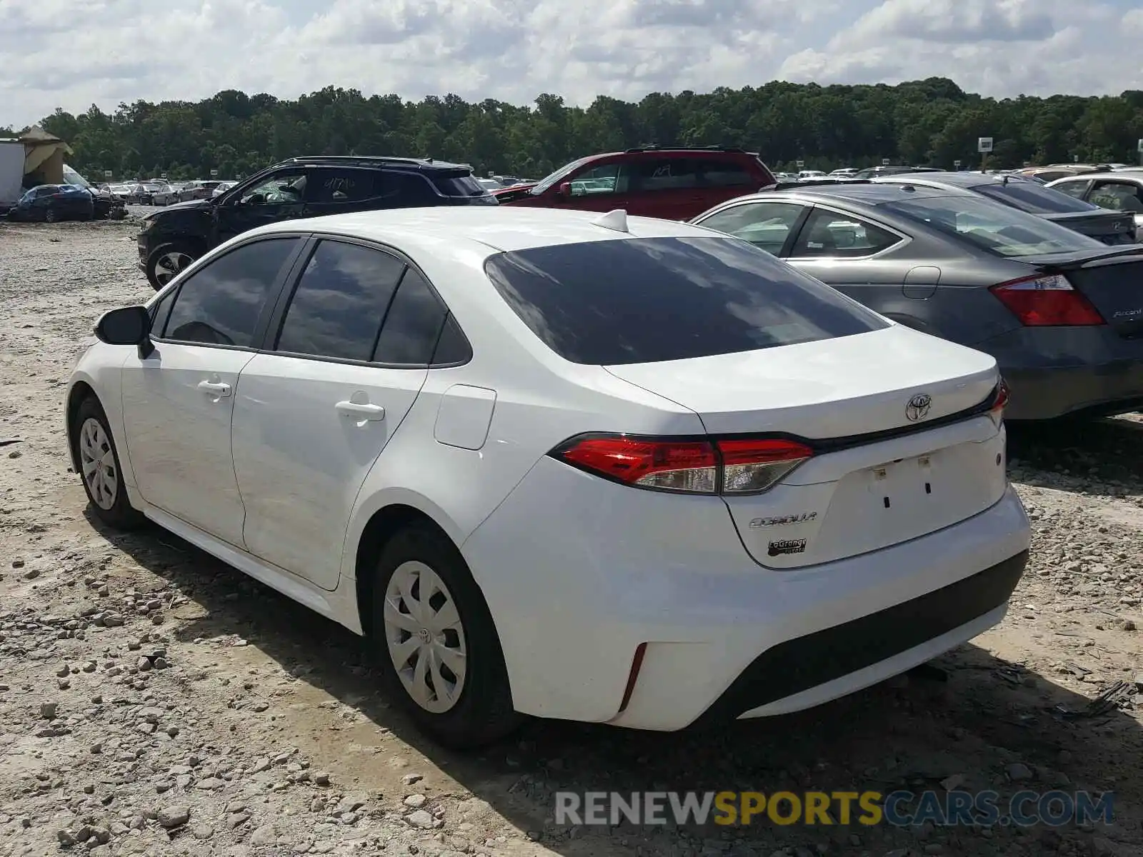 3 Photograph of a damaged car 5YFDPRAE3LP045746 TOYOTA COROLLA 2020