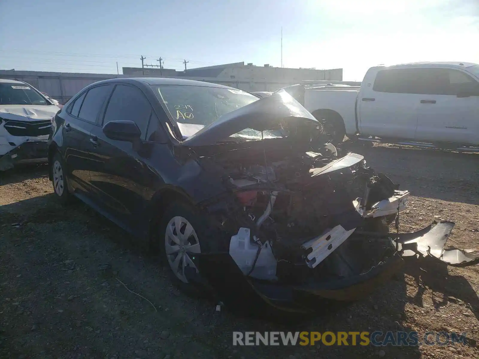 1 Photograph of a damaged car 5YFDPRAE3LP047531 TOYOTA COROLLA 2020