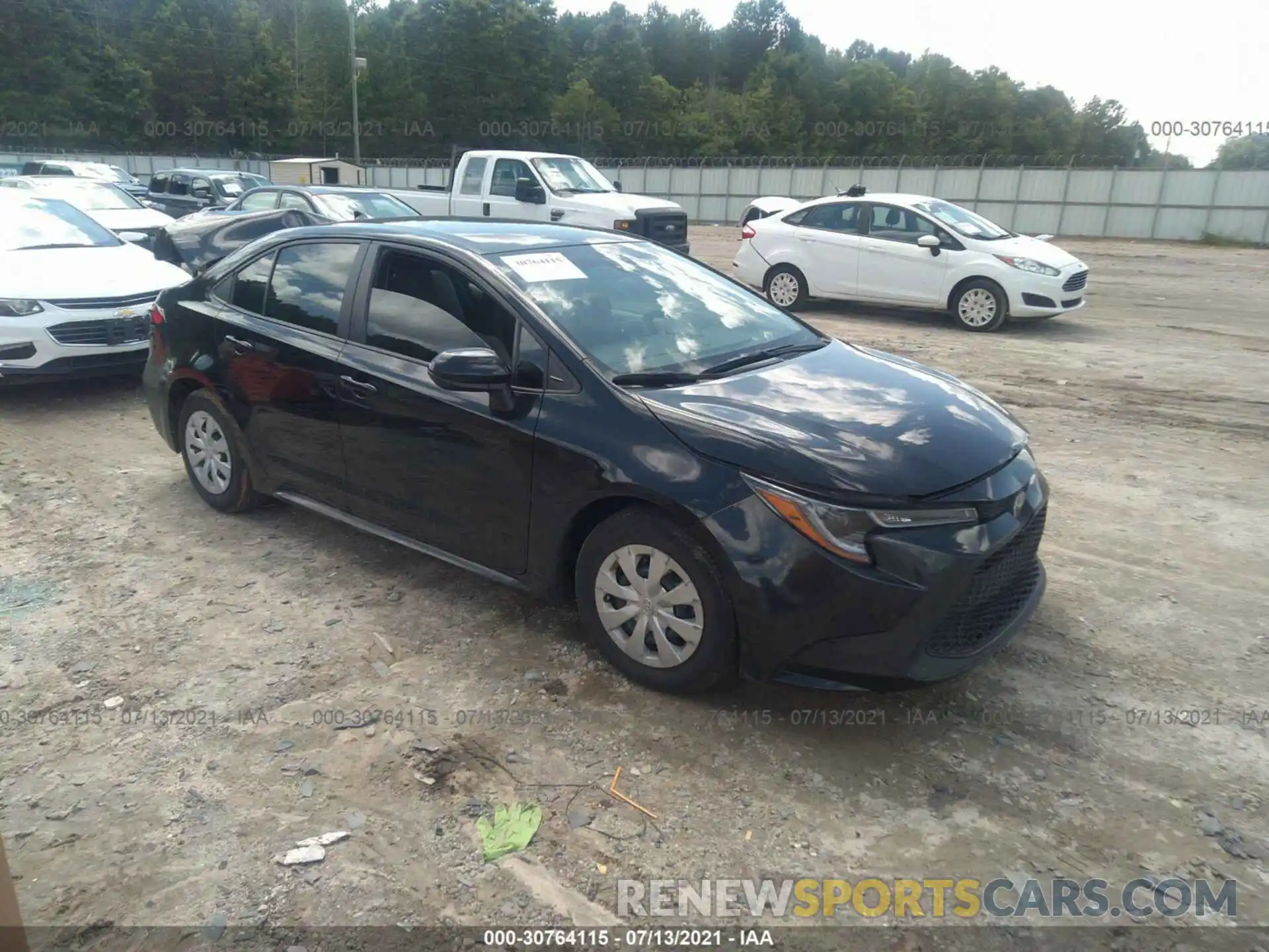 1 Photograph of a damaged car 5YFDPRAE3LP048131 TOYOTA COROLLA 2020