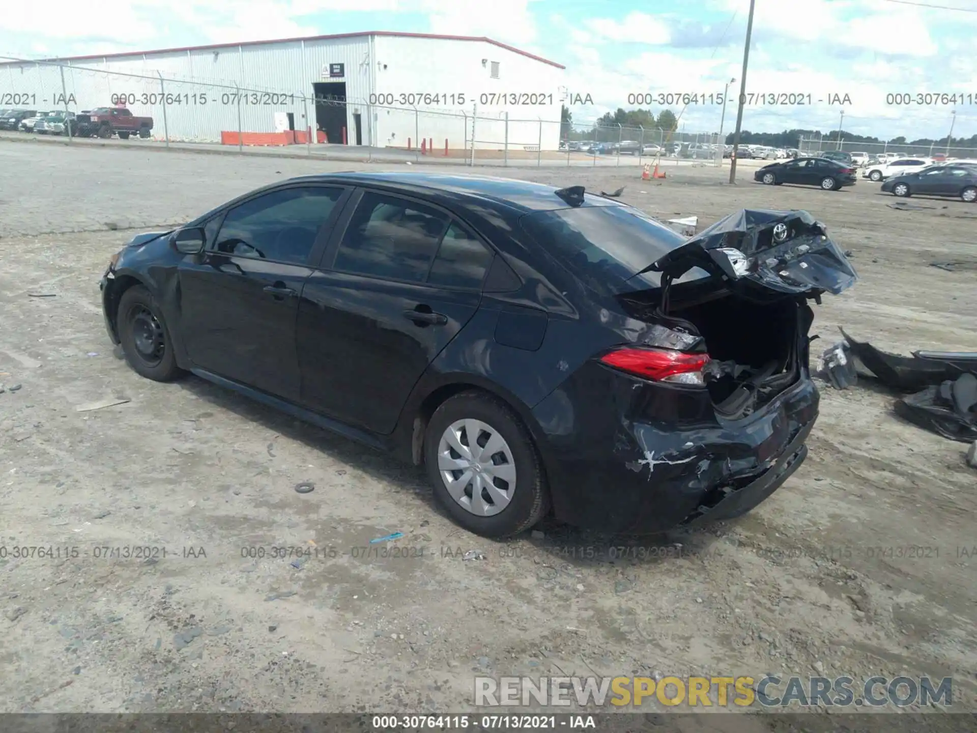 3 Photograph of a damaged car 5YFDPRAE3LP048131 TOYOTA COROLLA 2020