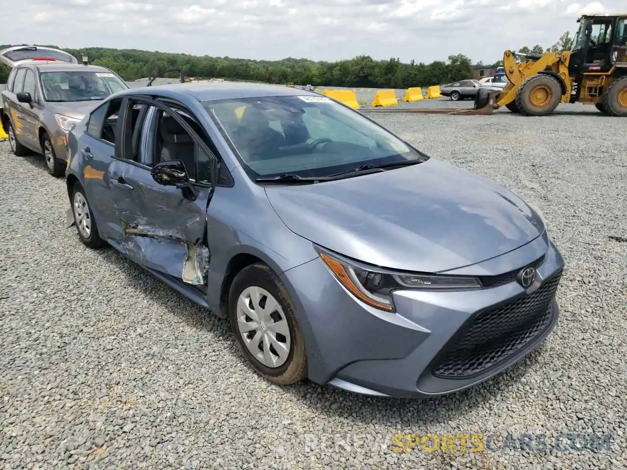 1 Photograph of a damaged car 5YFDPRAE3LP049618 TOYOTA COROLLA 2020