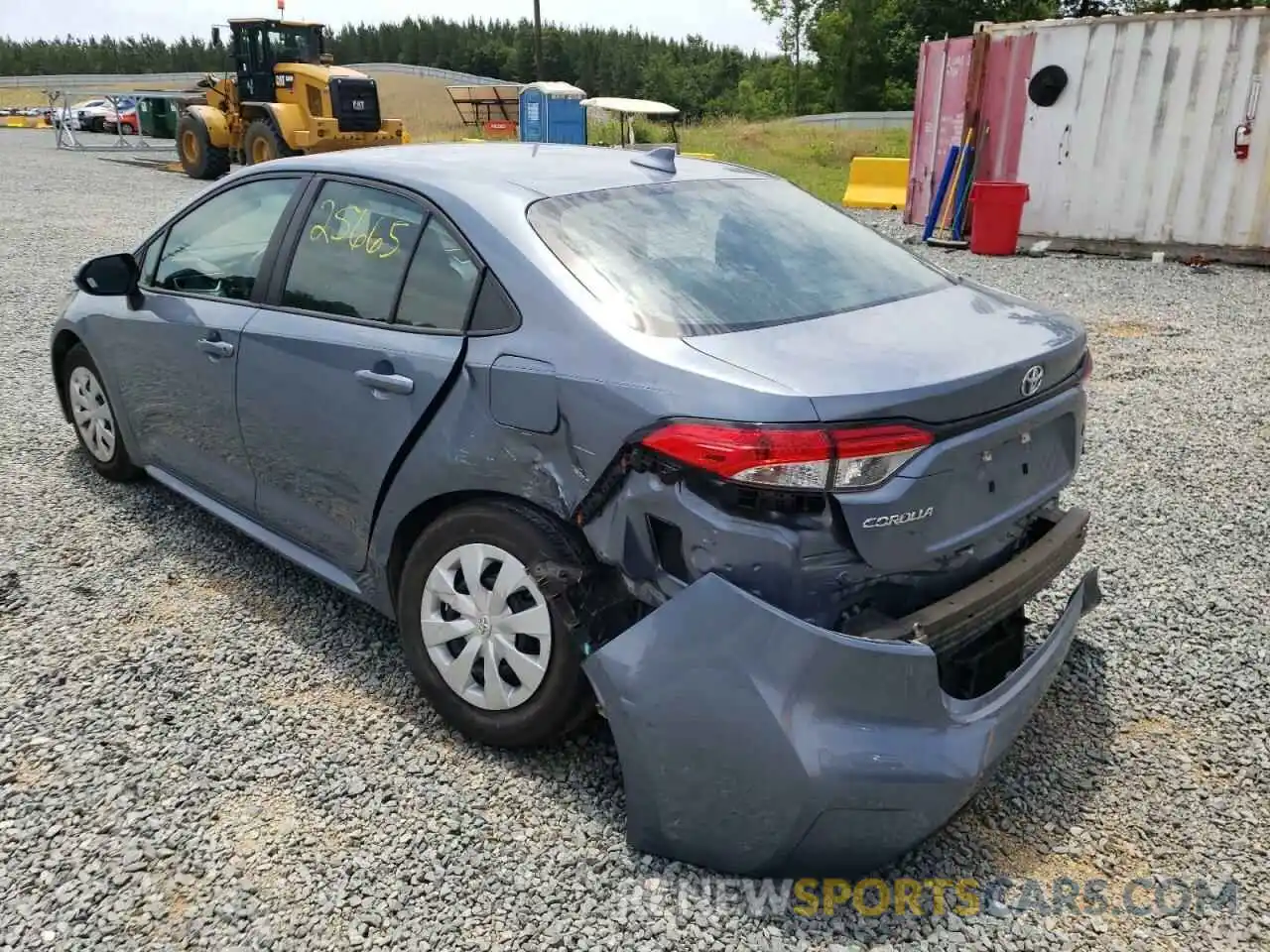 3 Photograph of a damaged car 5YFDPRAE3LP049618 TOYOTA COROLLA 2020