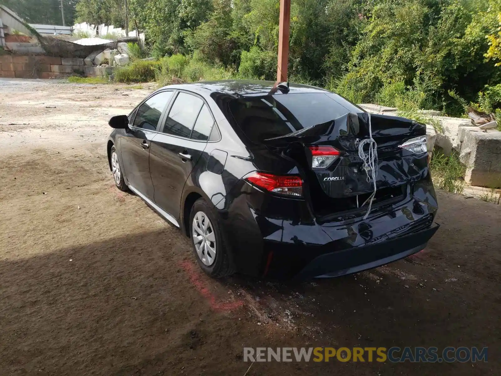 3 Photograph of a damaged car 5YFDPRAE3LP053457 TOYOTA COROLLA 2020