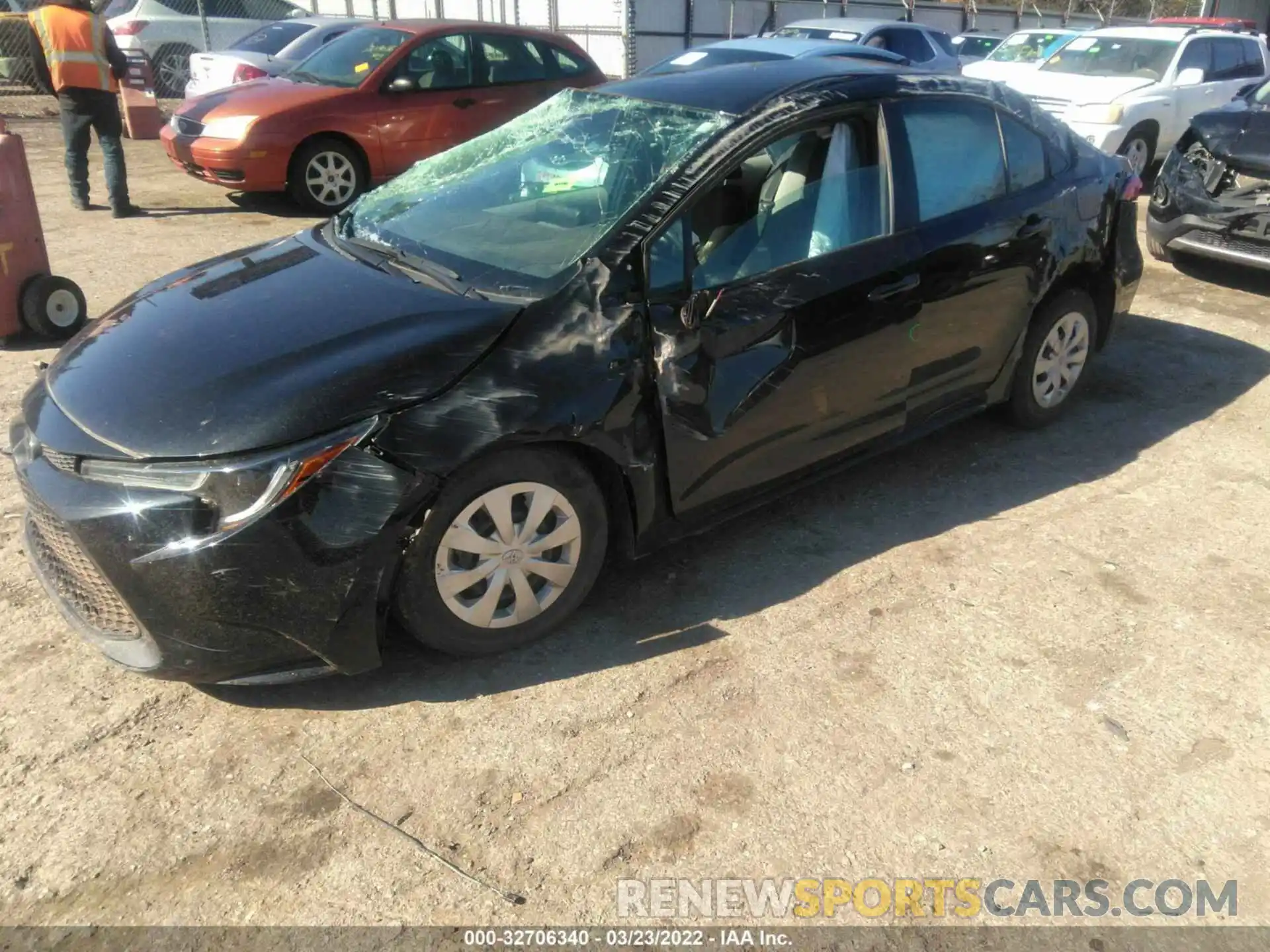 2 Photograph of a damaged car 5YFDPRAE3LP057766 TOYOTA COROLLA 2020