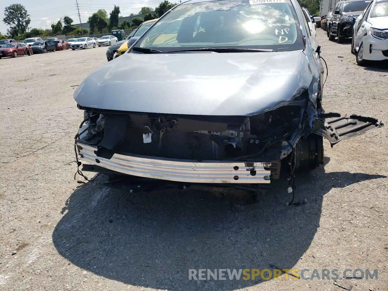 9 Photograph of a damaged car 5YFDPRAE3LP061493 TOYOTA COROLLA 2020