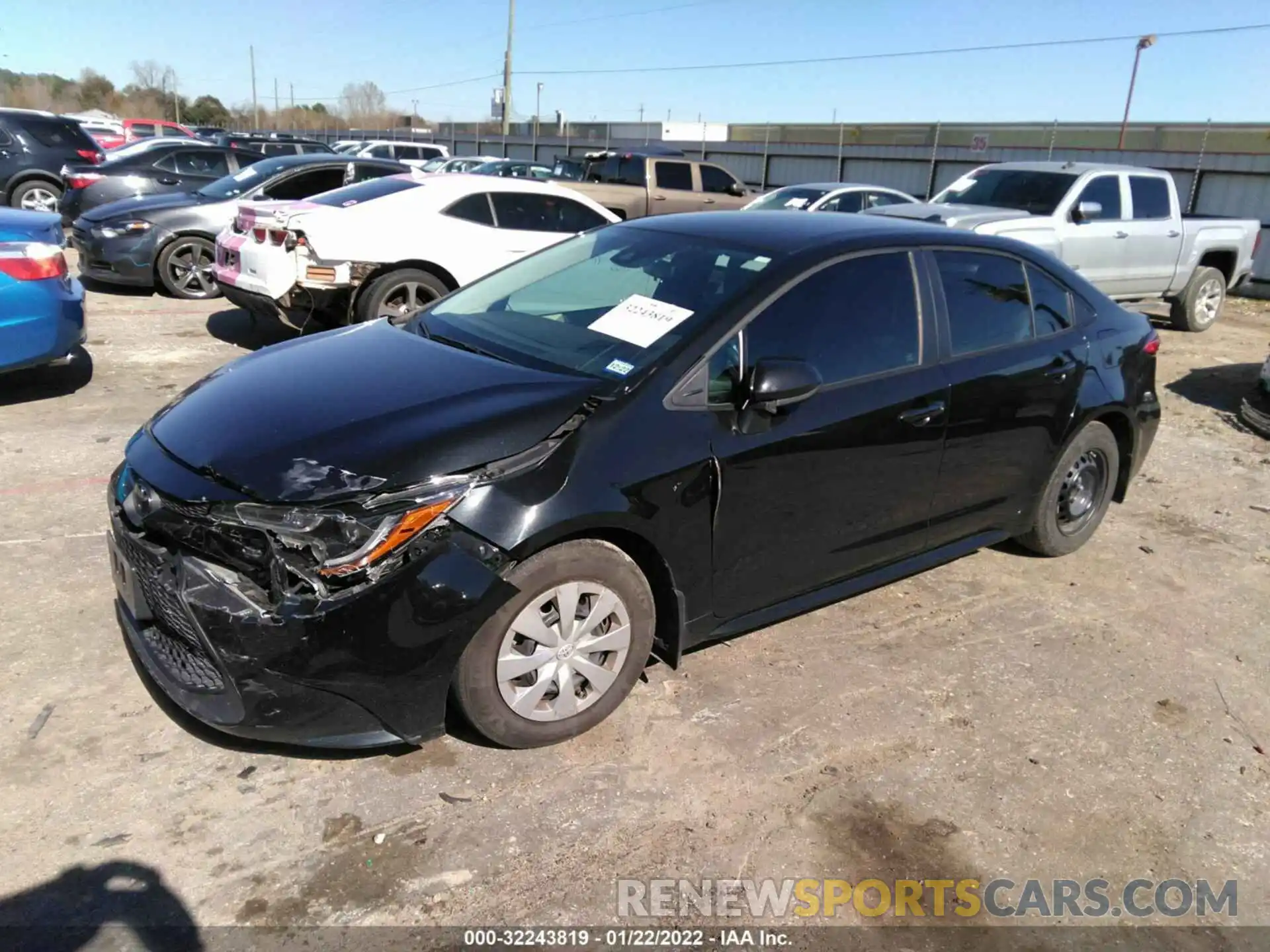 2 Photograph of a damaged car 5YFDPRAE3LP068153 TOYOTA COROLLA 2020