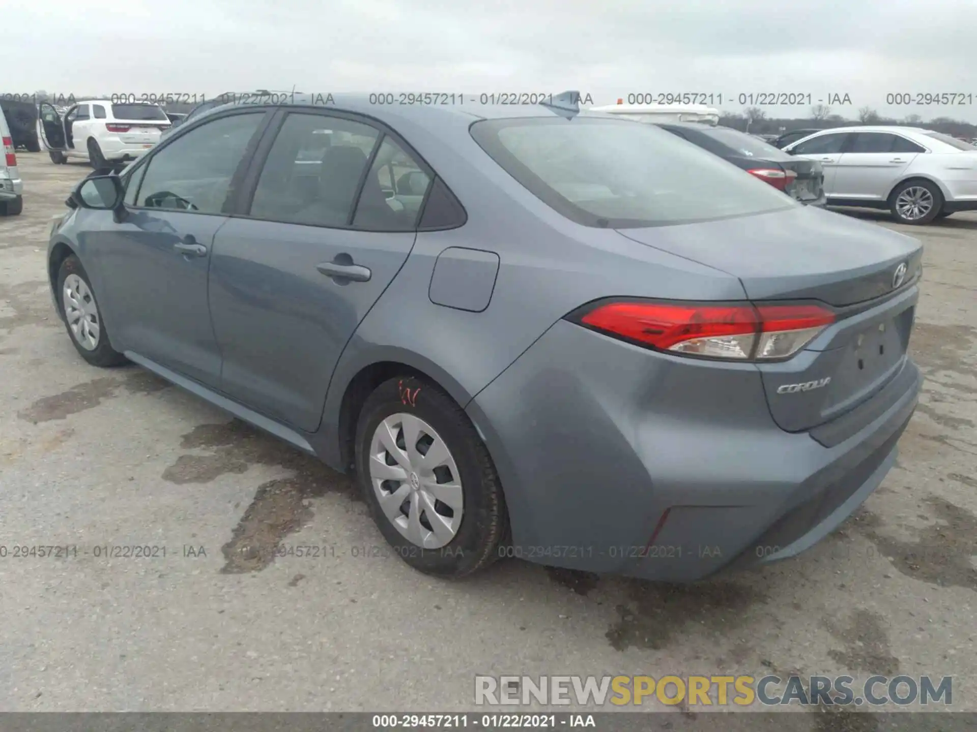 3 Photograph of a damaged car 5YFDPRAE3LP096406 TOYOTA COROLLA 2020