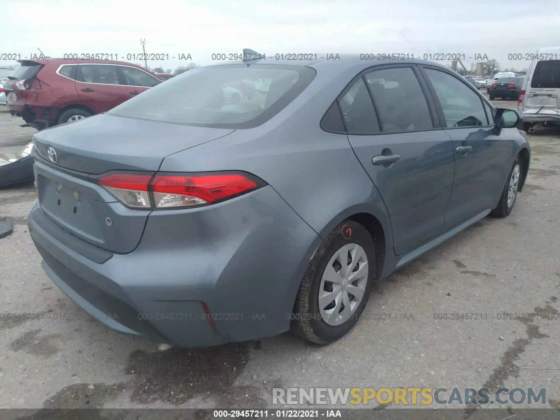 4 Photograph of a damaged car 5YFDPRAE3LP096406 TOYOTA COROLLA 2020