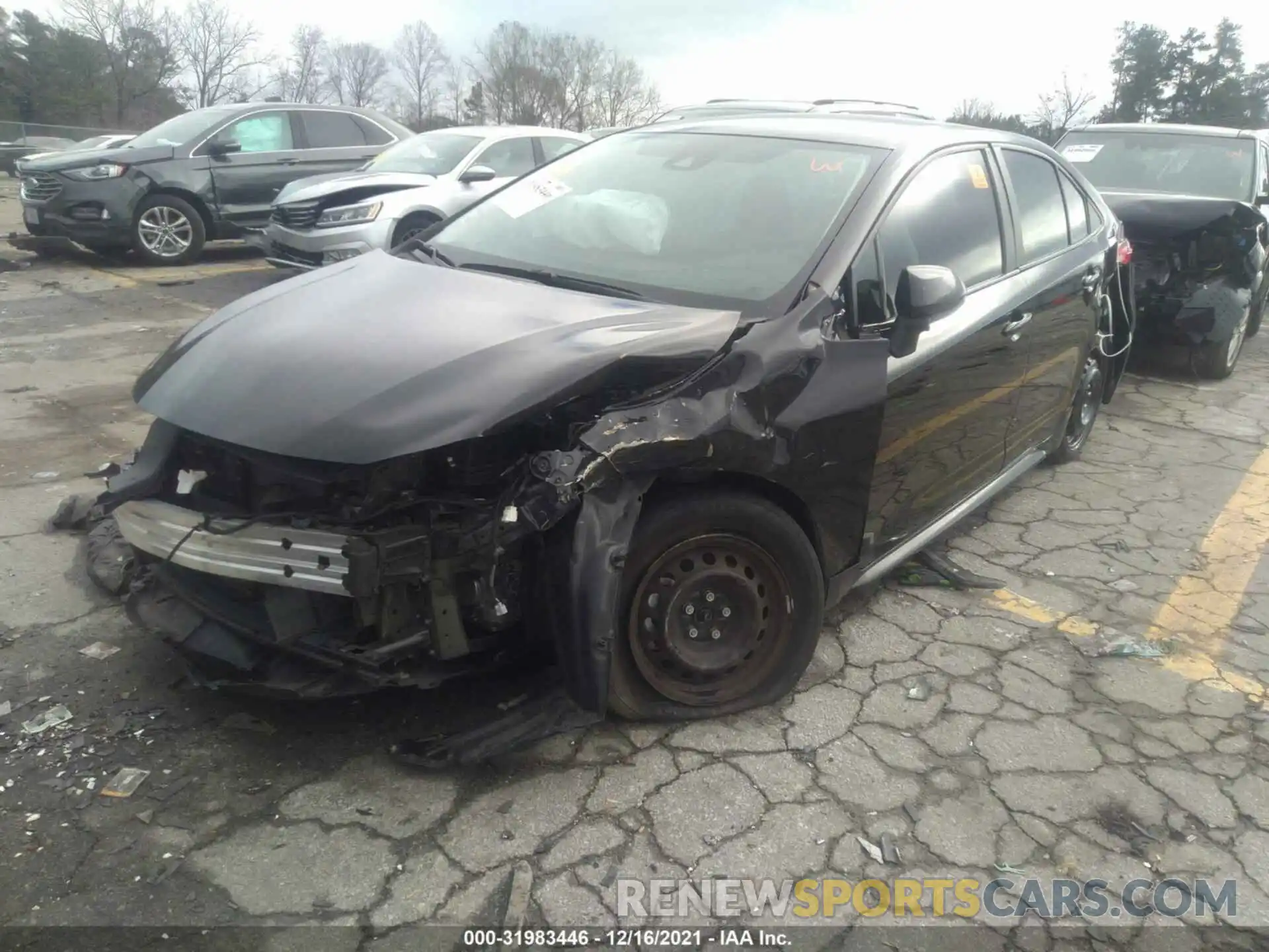 2 Photograph of a damaged car 5YFDPRAE3LP104522 TOYOTA COROLLA 2020