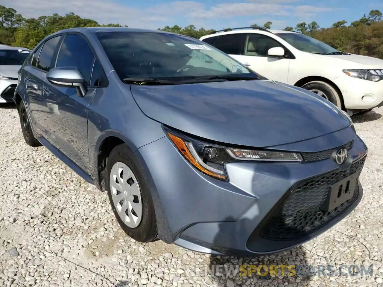 1 Photograph of a damaged car 5YFDPRAE3LP123460 TOYOTA COROLLA 2020