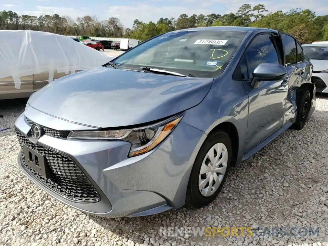 2 Photograph of a damaged car 5YFDPRAE3LP123460 TOYOTA COROLLA 2020