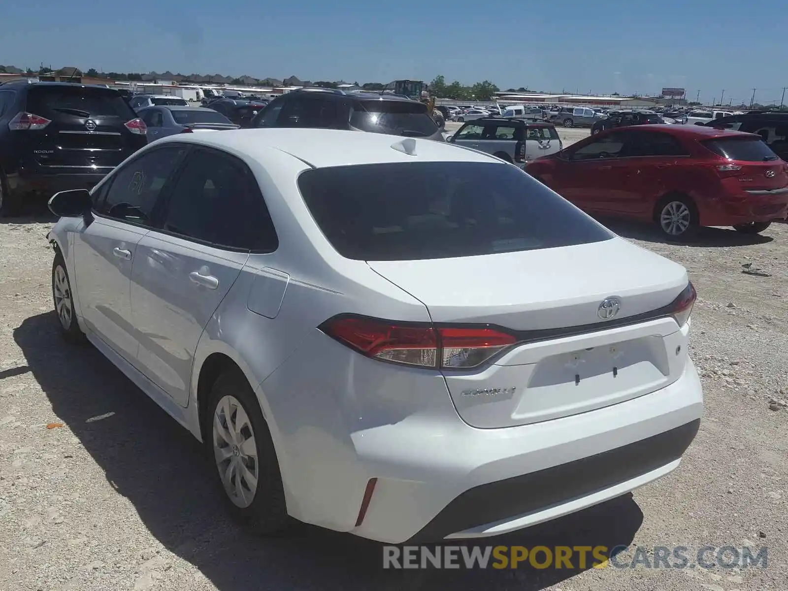 3 Photograph of a damaged car 5YFDPRAE3LP128819 TOYOTA COROLLA 2020